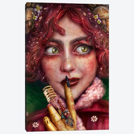 Noemi The Witch Canvas Print #FYB10} by Faybel Canvas Art Print