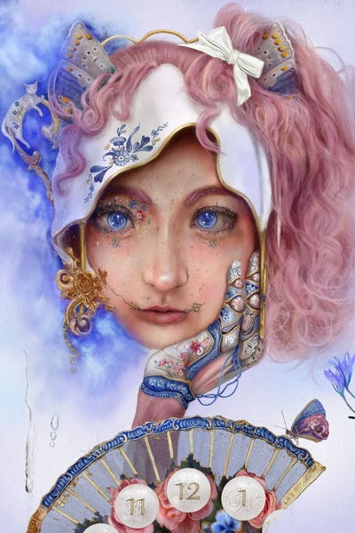 Otherworldly Opulence: Blue Porcelain by Faybel