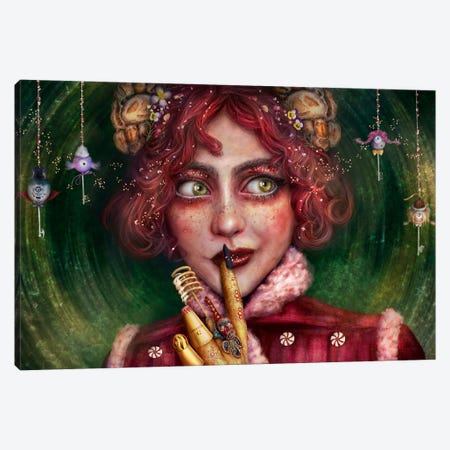 Noemi The Witch (Extended) Canvas Print #FYB9} by Faybel Canvas Wall Art