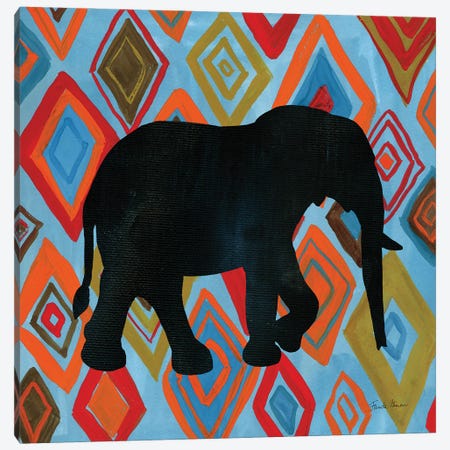 African Animal I Canvas Print #FZA10} by Farida Zaman Canvas Wall Art