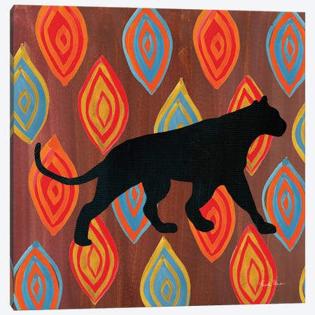 African Animal II Canvas Print #FZA11} by Farida Zaman Canvas Wall Art