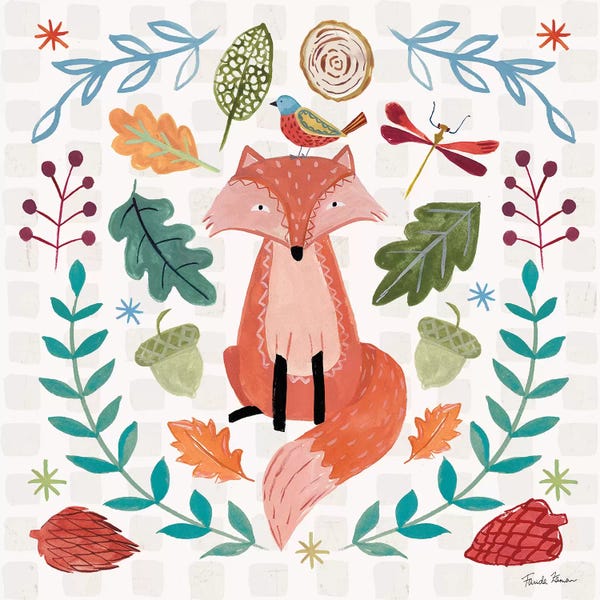 Farida Zaman: Whimsical Woodland II by Farida Zaman