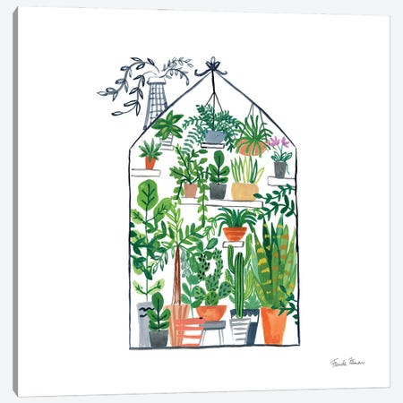 Greenhouse I Canvas Print #FZA266} by Farida Zaman Canvas Art Print