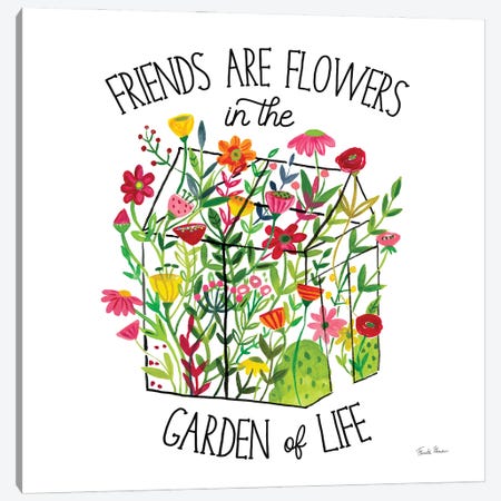 Greenhouse Blooming IV Friends Canvas Print #FZA300} by Farida Zaman Canvas Print