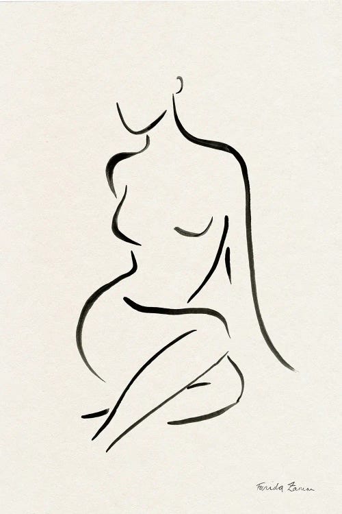 Nude II by Farida Zaman wall art