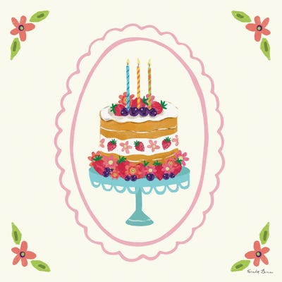 Pretty Cake I by Farida Zaman canvas print