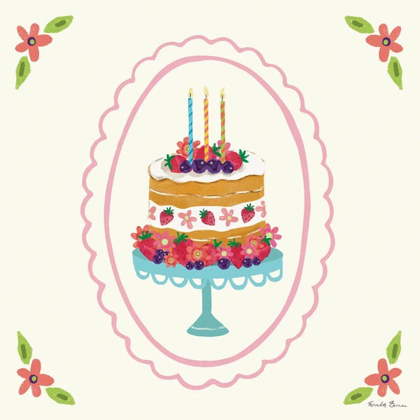Farida Zaman: Pretty Cake I by Farida Zaman