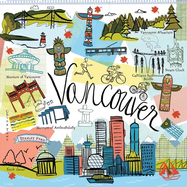 Vancouver: Global Travel V by Farida Zaman