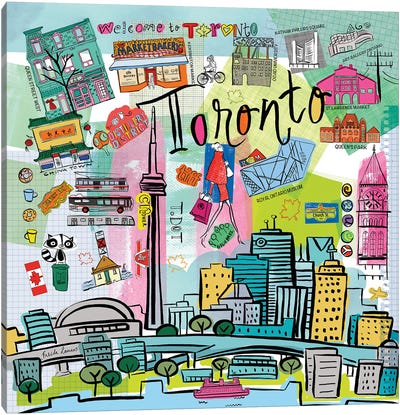 Global Travel XIII Canvas Art Print - Ontario