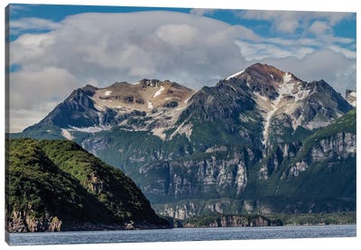 USA, Alaska, Katmai National Park. Scenic landscape in Amalik Bay Canvas Art Print