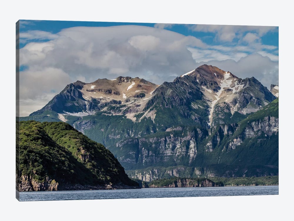USA, Alaska, Katmai National Park. Scenic landscape in Amalik Bay by Frank Zurey 1-piece Canvas Print