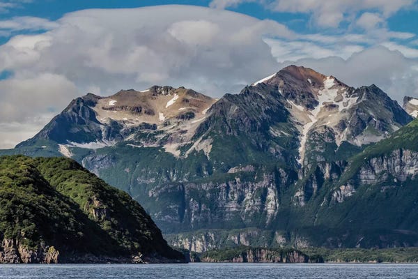 Frank Zurey: USA, Alaska, Katmai National Park. Scenic landscape in Amalik Bay by Frank Zurey