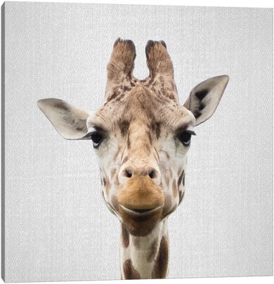 Giraffe I Canvas Art Print - Neutrals
