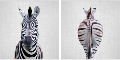 Zebra Diptych