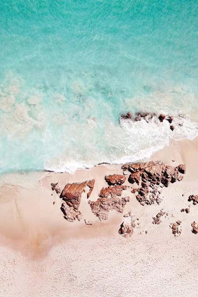 Golden Rose Beach by Gal Design art print