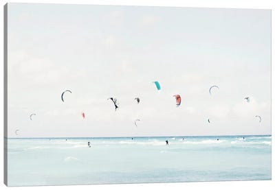 Kite Surfing Canvas Art Print - Kites