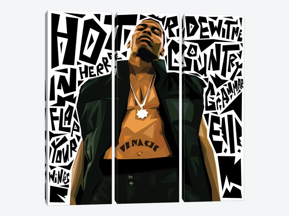 Best Of Nelly by Graph Atik 3-piece Art Print