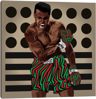 A Peoples Champ Called Ali Canvas Art Print - Athlete & Coach Art