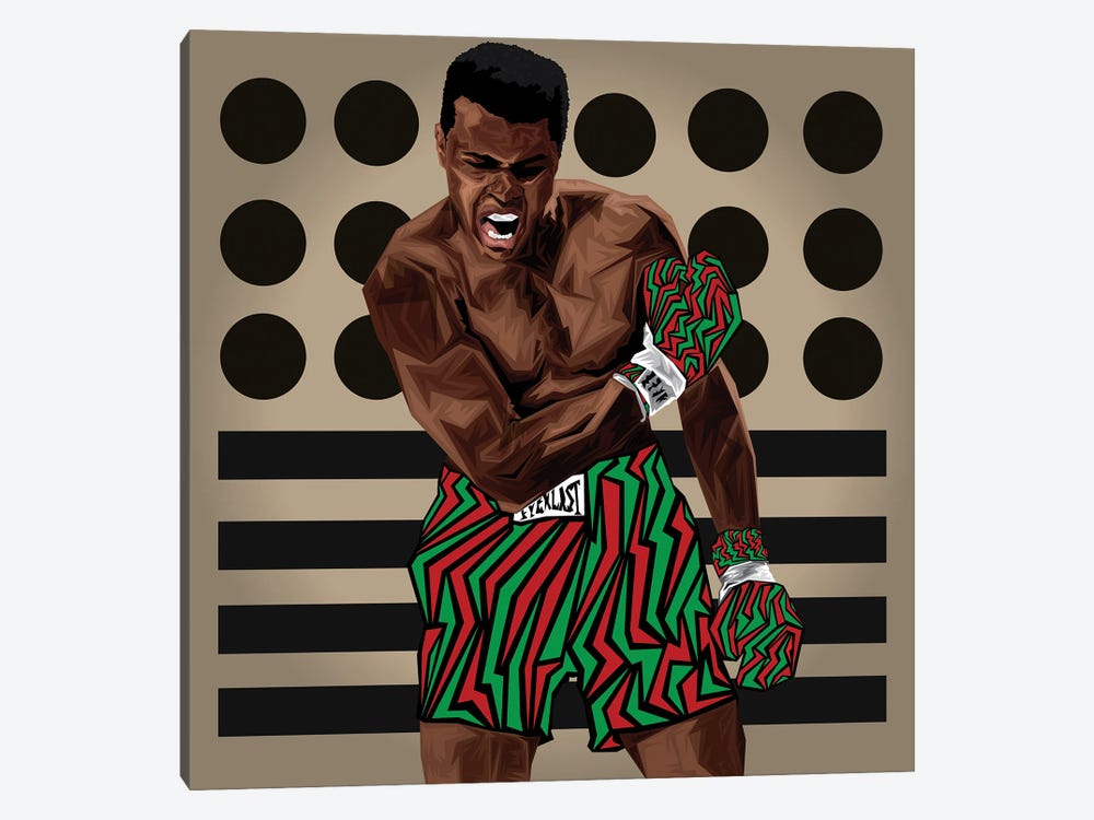 A Peoples Champ Called Ali by Graph Atik 1-piece Canvas Wall Art
