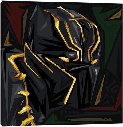 Black Panther II Canvas Art Print - Graph Atik