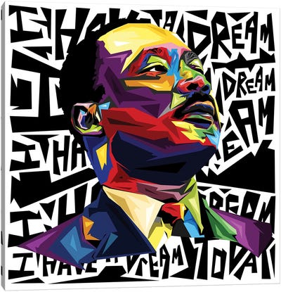 I Have A Dream Canvas Art Print - Martin Luther King Jr.
