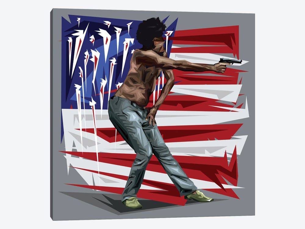 This Is America by Graph Atik 1-piece Canvas Wall Art