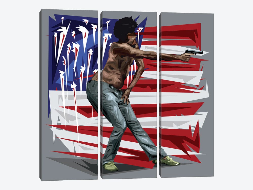 This Is America by Graph Atik 3-piece Canvas Artwork