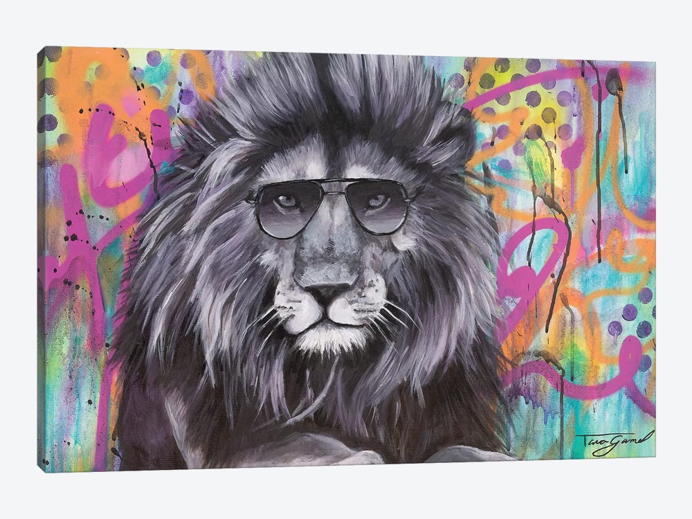 You Can't Hide Your Lion Eyes  by Tara Gamel 1-piece Canvas Print