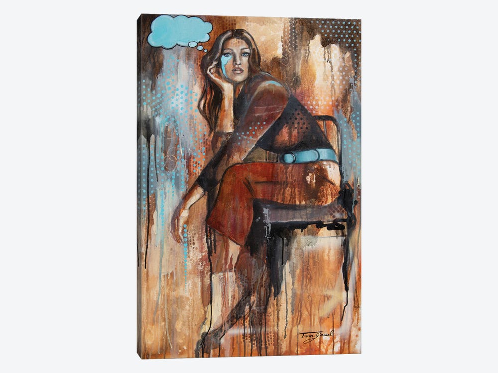 Think On These Things by Tara Gamel 1-piece Canvas Print
