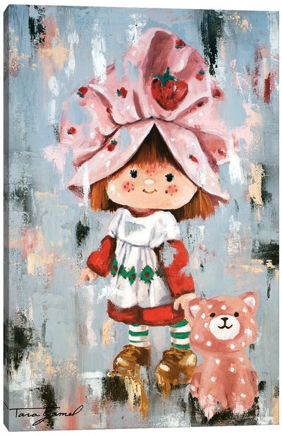 Strawberry Dreams Canvas Art Print - A New Take on Nostalgia