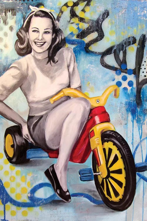 Boo Boo Bike  by Tara Gamel wall art