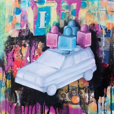 C’Est La Vie by Tara Gamel metal wall art