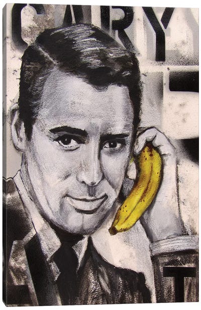 Carey  Canvas Art Print - Banana Art