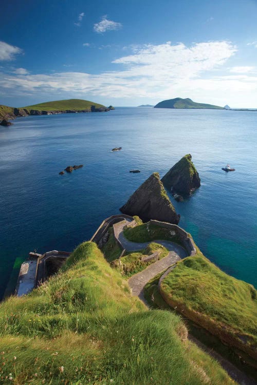 Winding Entryway I, Dunquin Harbour, Dingle Peninsula, County Kerry, Munster Province, Republic Of Ireland