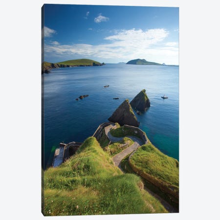 Winding Entryway I, Dunquin Harbour, Dingle Peninsula, County Kerry, Munster Province, Republic Of Ireland Canvas Print #GAR101} by Gareth McCormack Canvas Artwork