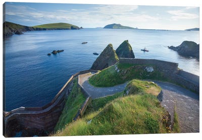 Winding Entryway II, Dunquin Harbour, Dingle Peninsula, County Kerry, Munster Province, Republic Of Ireland Canvas Art Print - Kerry