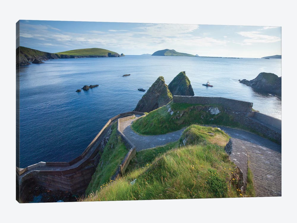 Winding Entryway II, Dunquin Harbour, Dingle Peninsula, County Kerry, Munster Province, Republic Of Ireland by Gareth McCormack 1-piece Canvas Print