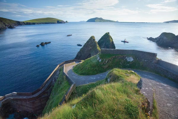 Kerry: Winding Entryway II, Dunquin Harbour, Dingle Peninsula, County Kerry, Munster Province, Republic Of Ireland by Gareth McCormack