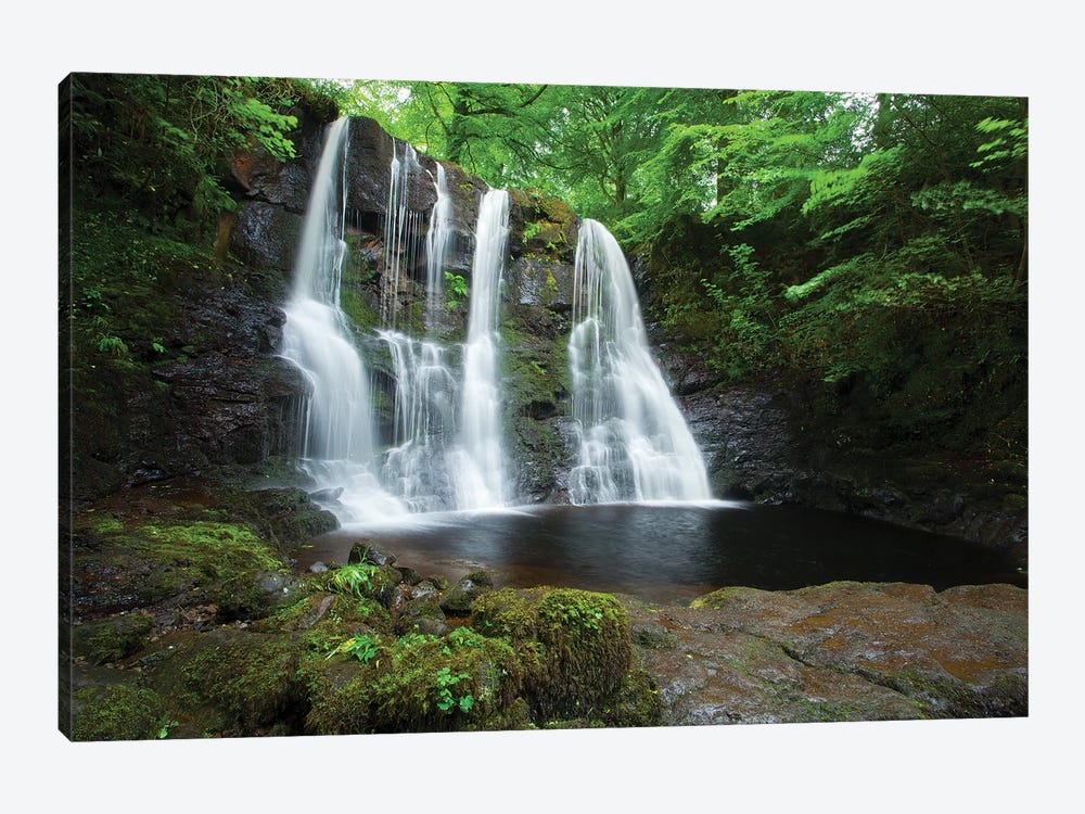 Ess-Na-Crub Waterfall, Glenariff Forest Park, County Antrim, Northern Ireland by Gareth McCormack 1-piece Canvas Print
