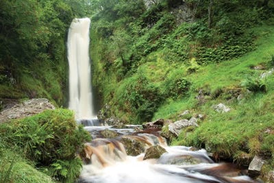 Glenevin Waterfall, Clonmany, Inishowen, County Donegal, Ireland by Gareth McCormack metal wall art
