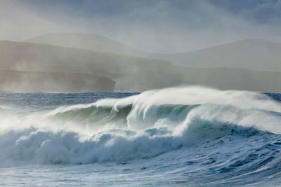 Atlantic Power Beneath The Ceide Fields, County Mayo, Ireland by Gareth McCormack canvas print