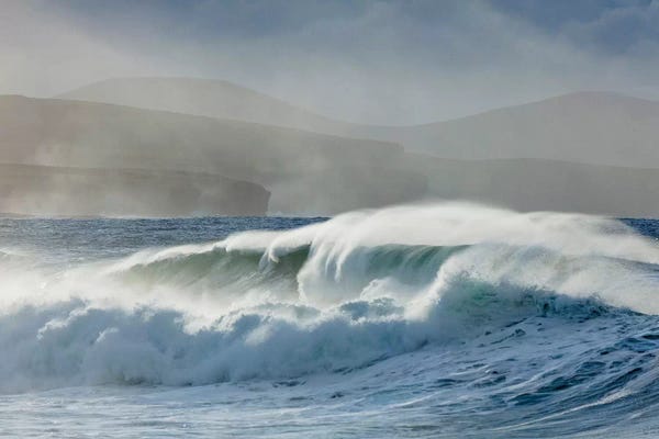 Atlantic Power Beneath The Ceide Fields, County Mayo, Ireland