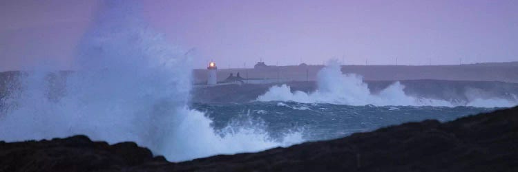 Evening Storm At Ballyglass Lighthouse, Broadhaven Bay, County Mayo, Ireland