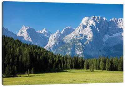 Monte Cristallo From The East I, Sexten Dolomites, Italy Canvas Art Print - Gareth McCormack