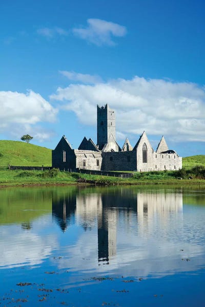 Ireland: Reflection Of Rosserk Abbey In The River Moy II, County Mayo, Ireland by Gareth McCormack