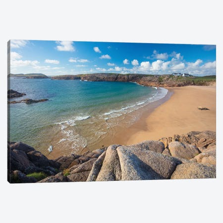 Sandy Cove In Traderg Bay II, Cruit Island, The Rosses, County Donegal, Ireland Canvas Print #GAR177} by Gareth McCormack Canvas Wall Art