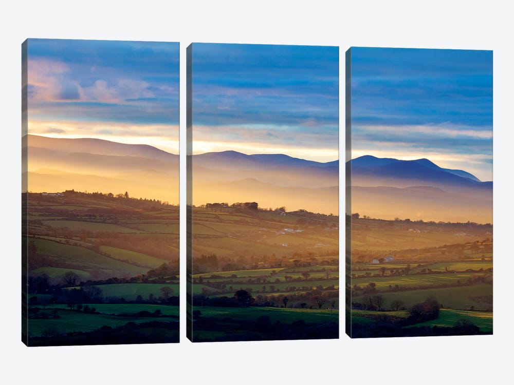 Countryside Landscape I, Near Killarney, County Kerry, Munster Province, Republic Of Ireland by Gareth McCormack 3-piece Art Print