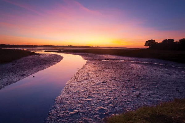 Sunset Over The River Moy Tidal Flats II, County Sligo, Ireland