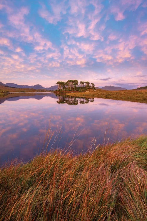 Sunset Reflections In Derryclare Lough I, Connemara, County Galway, Ireland