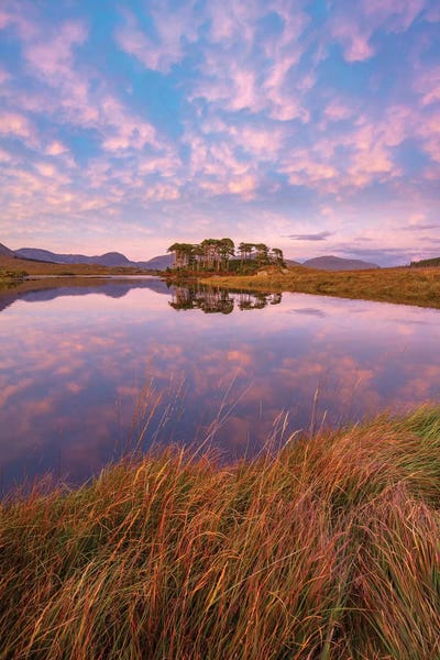Sunset Reflections In Derryclare Lough I, Connemara, County Galway, Ireland